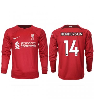 Liverpool Jordan Henderson #14 Hemmatröja 2022-23 Långa ärmar
